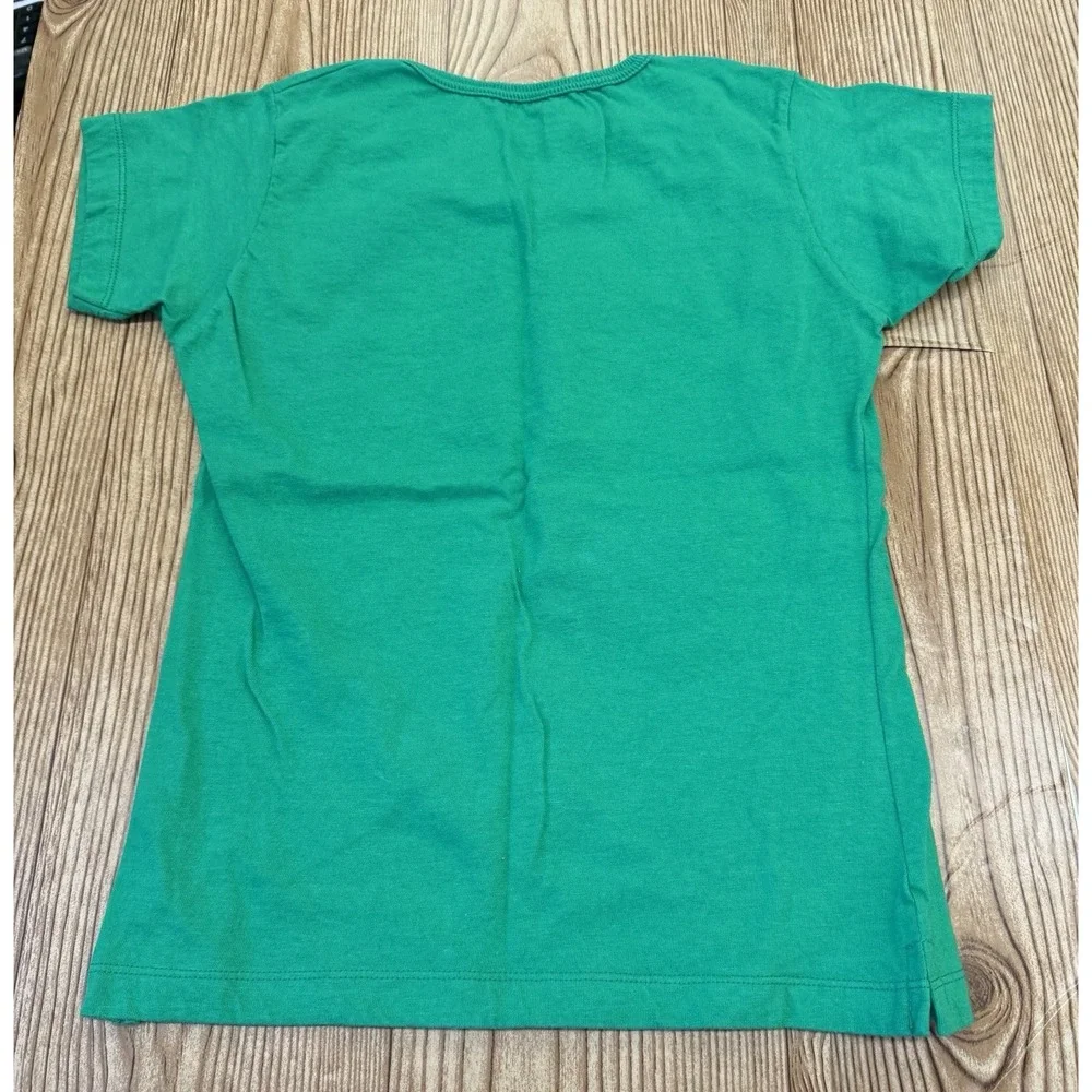 Youth Notre Dame Irish T-Shirt‎ Powder Puff Tee Medium Green Football